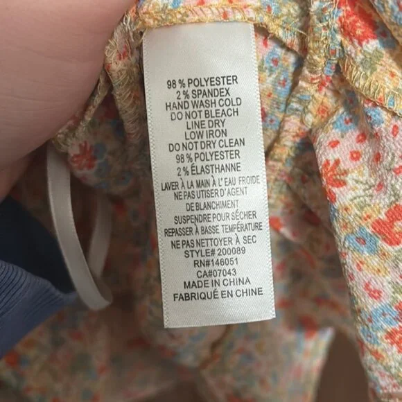 NWOT Monteau Floral Tank - Picture 4 of 5